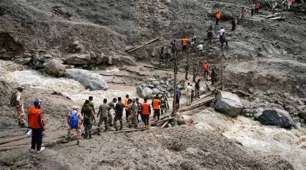 Kishtwar cloudburst rescue operations in Kashmir